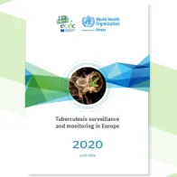 Cover of the report: "Tuberculosis surveillance and monitoring in Europe 2020"