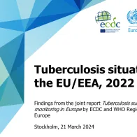 Cover: Presentation "Tuberculosis situation in the EU/EEA, 2022"