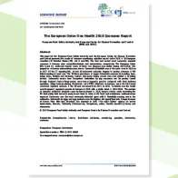 Cover of the EU One Health 2018 Zoonoses Report