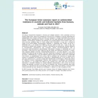 Cover of AMR Zoonosis report 2019