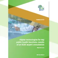 Digital technologies for key public health functions cover