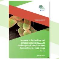 Increase in Escherichia coli isolates carrying blaNDM-5 cover