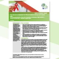 PrEP for HIV prevention in Europe and Central Asia report cover