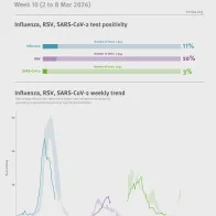Weekly respiratory virus update, week 10, March 2026