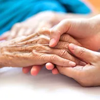Elderly hands. © Istock
