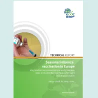 Cover of the seasonal influenza vaccination in Europe 2017 technical report