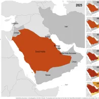 Distribution of confirmed cases of MERS by place of infection and year of onset, January 2013 – July 2025