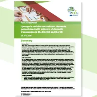 Neisseria gonorrhoeae risk assessment cover
