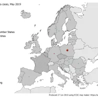 Number of rubella cases in May 2019
