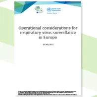 Operational considerations for respiratory virus surveillance in Europe cover