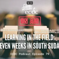   SE  Spring navigation over Søg     Opret  1  Billede til avatar ECDC: on Air - Episode 79 - A. Genath & L. Adamíková - Learning In The Field: 7 Weeks In South Sudan