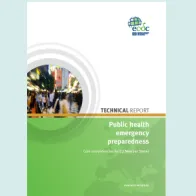 Cover of the technical report on public health emergency preparedness