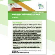 Cover of the Risk assessment: Monkeypox multi-country outbreak