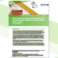 Three clusters of Salmonella Enteritidis ST11