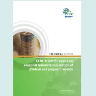 Cover of the report on seasonal influenza vaccination of children and pregnant women