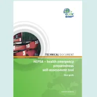 Cover of the HEPSA – health emergency preparedness self-assessment tool user guide