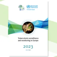 Cover of the report: "Tuberculosis surveillance and monitoring in Europe 2023"