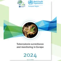 Cover of the report: "Tuberculosis surveillance and monitoring in Europe 2024"