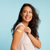 Image of vaccinated woman