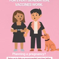 Social media card: For every generation, vaccines work - planning a pregnancy?