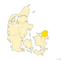 TBE average annual incidence rate per 100 000 inhabitants by place of exposure (NUTS3), Denmark (n=28, period 2001–2010)