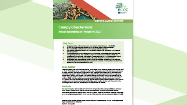 Campylobacteriosis AER 2022