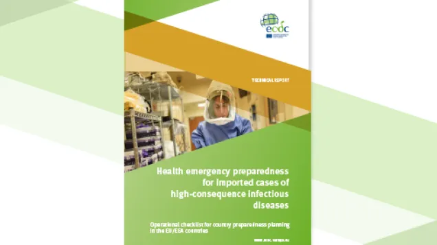 Cover Health emergency preparedness for imported cases of high-consequence infectious diseases