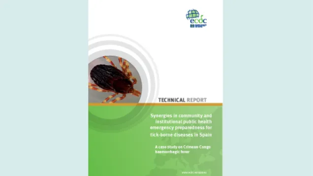 Cover of Synergies in community and institutional public health emergency preparedness for tick-borne diseases in Spain 