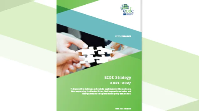 Cover of the ECDC Strategy 2021–2027