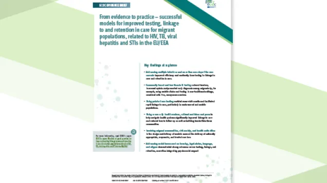 Evidence brief cover