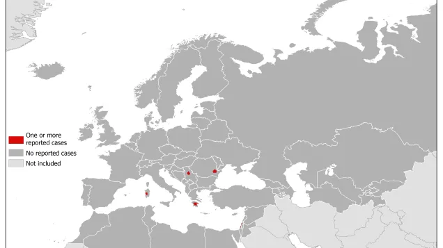 West Nile fever in Europe in 2017; updated 7 August