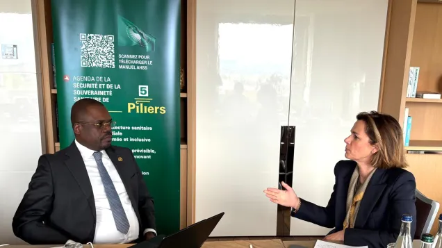 ECDC Director Pamela Rendi-Wagner and Dr Jean Kaseya, Director-General of the Africa CDC