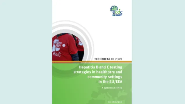 Cover of the technical report on hepatitis B and C testing strategies