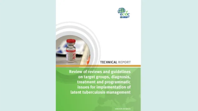 Cover of the technical report on the LTBI review of reviews