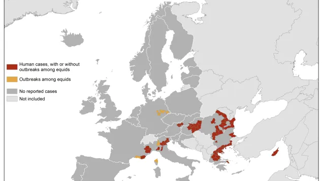 West Nile virus in Europe in 2019 - human and equine cases, updated 27 September 2019