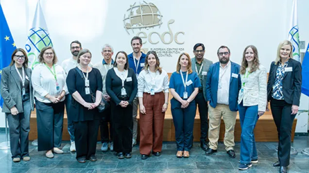 Group picture from meeting on data analytics and artificial intelligence