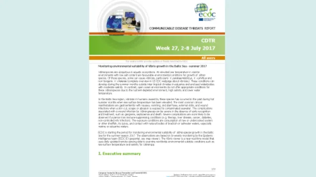 Cover of the CDTR, 7 July 2017