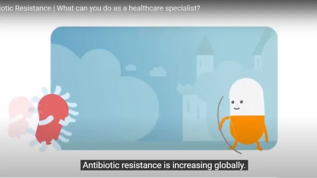Cover for the video: Antibiotic Resistance - What can you do as a healthcare specialist?