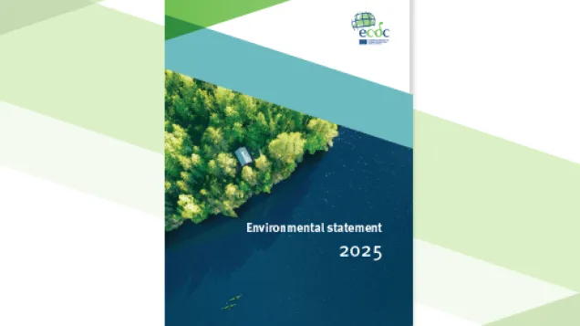 Cover of the report: "Environmental statement 2025"