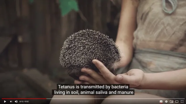 Cover for the video: fighting tetanus