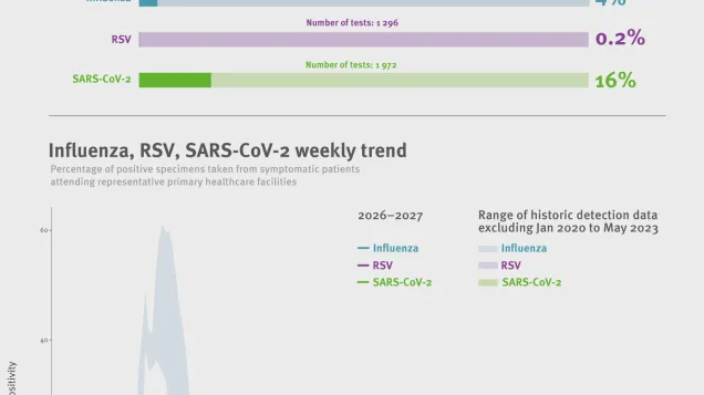 Weekly respiratory virus update, week 41, October 2026