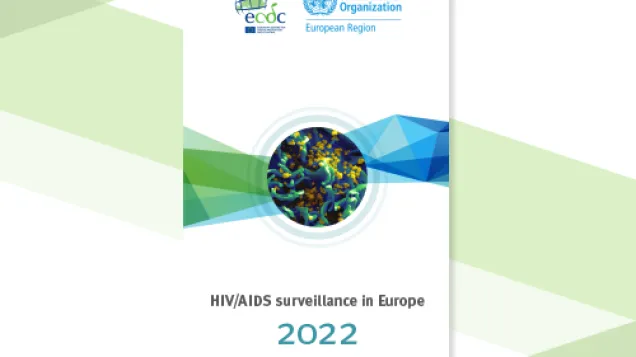 HIV/AIDS surveillance in Europe 2022 report cover