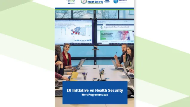 Cover of the work programme of the EU Initiative on Health Security