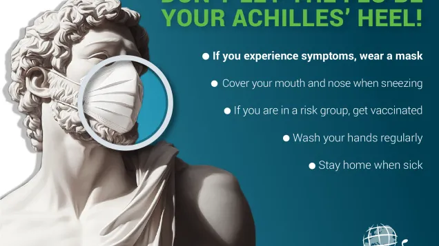 If you experience symptoms, wear a mask