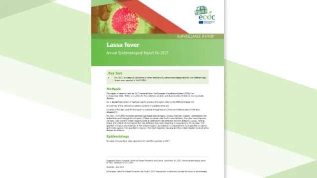 Cover of the 2017 AER for lassa fever