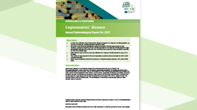 legionella AER cover 2023