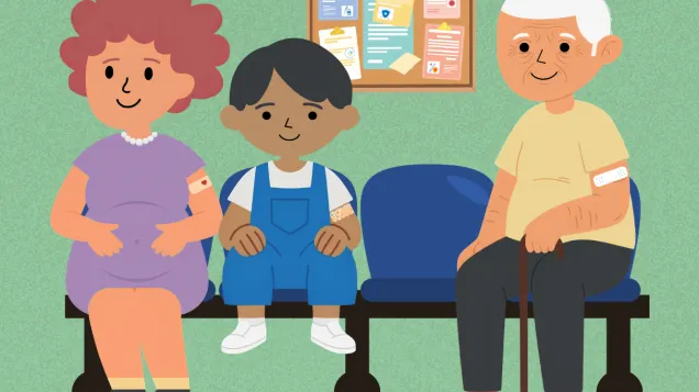 Social media card: For every generation, vaccines work