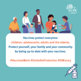 Social media card: Vaccines protect everyone