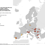 West Nile virus in Europe in 2021 - infections among humans and outbreaks among equids and/or birds, updated 7 October 2021