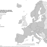 West Nile virus in Europe in 2022 - outbreaks among equids and/or birds, updated 14 July 2022